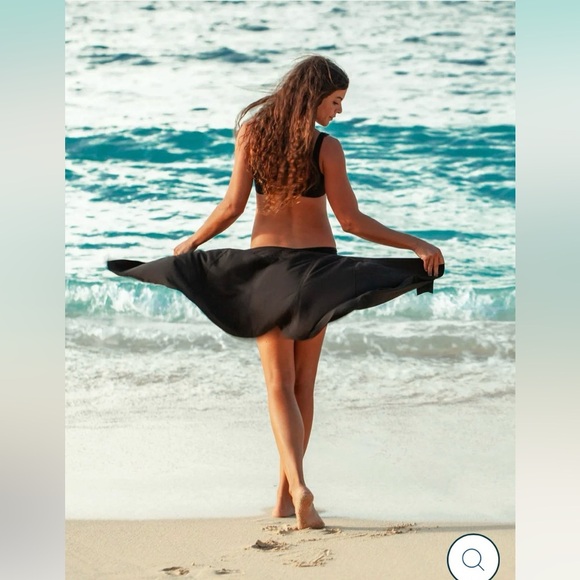 RipSkirt Hawaii Wrap Skirt Size Medium Black beach Coverup - Picture 4 of 16